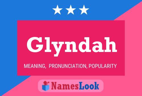 Glyndah Namensposter