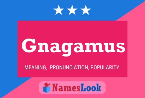 Gnagamus Namensposter