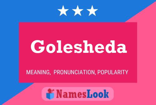 Golesheda Namensposter