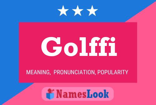 Golffi Namensposter