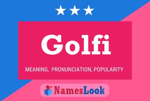 Golfi Namensposter