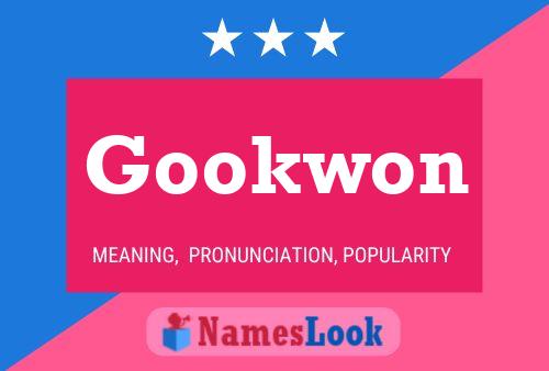 Gookwon Namensposter