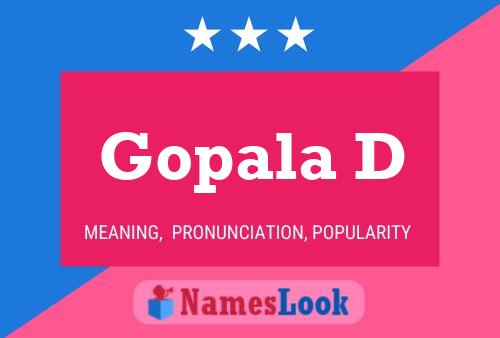 Gopala D Namensposter