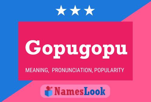 Gopugopu Namensposter