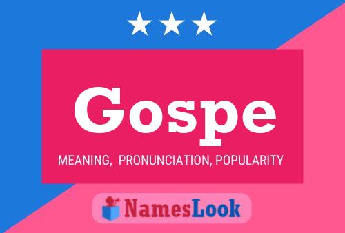 Gospe Namensposter