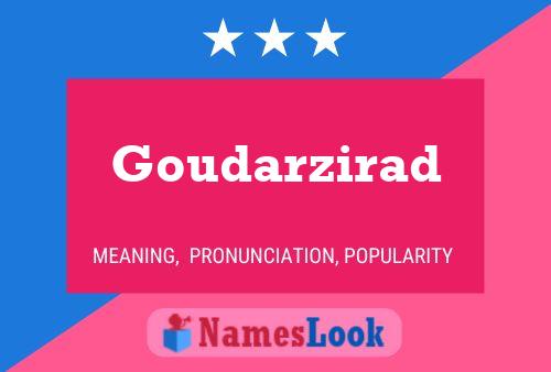 Goudarzirad Namensposter