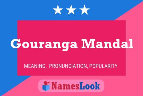 Gouranga Mandal Namensposter