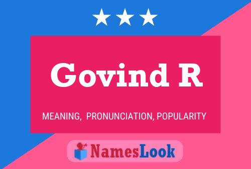 Govind R Namensposter