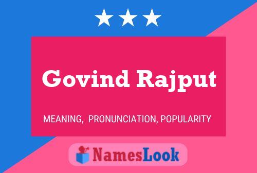 Govind Rajput Namensposter