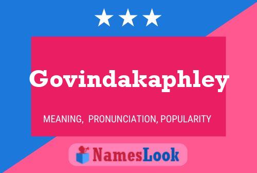 Govindakaphley Namensposter