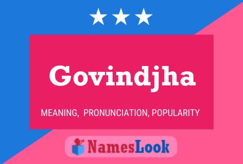 Govindjha Namensposter