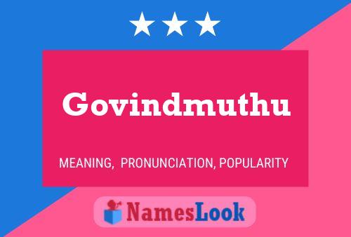 Govindmuthu Namensposter