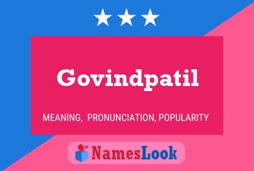 Govindpatil Namensposter