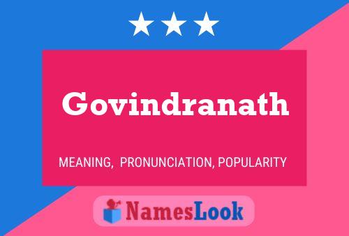 Govindranath Namensposter