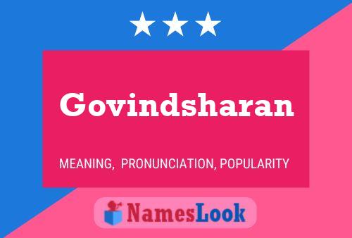 Govindsharan Namensposter