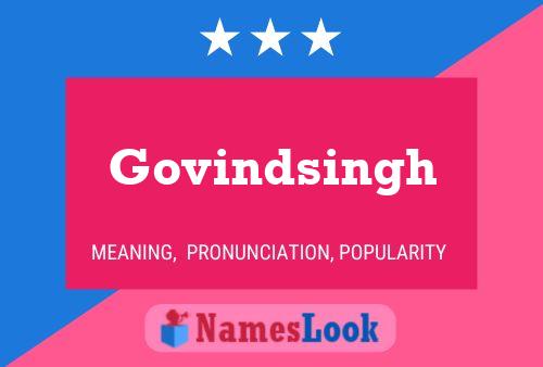 Govindsingh Namensposter