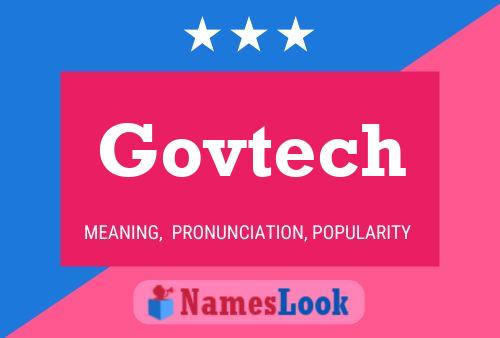 Govtech Namensposter