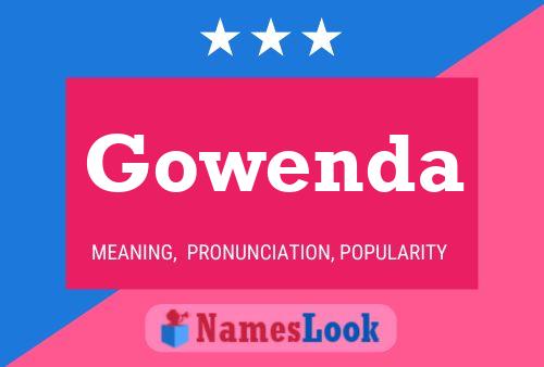 Gowenda Namensposter