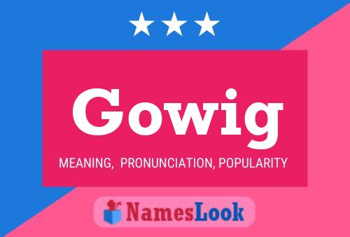 Gowig Namensposter