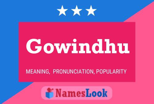 Gowindhu Namensposter