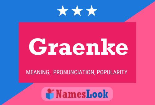 Graenke Namensposter