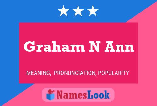 Graham N Ann Namensposter