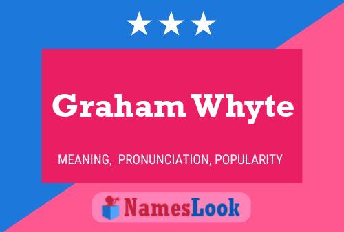 Graham Whyte Namensposter