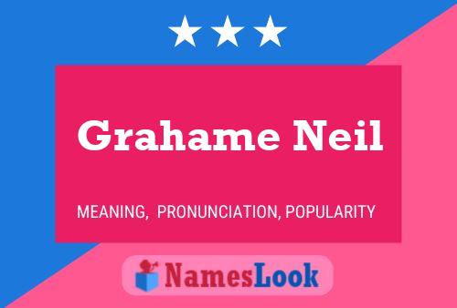 Grahame Neil Namensposter