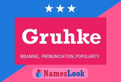 Gruhke Namensposter