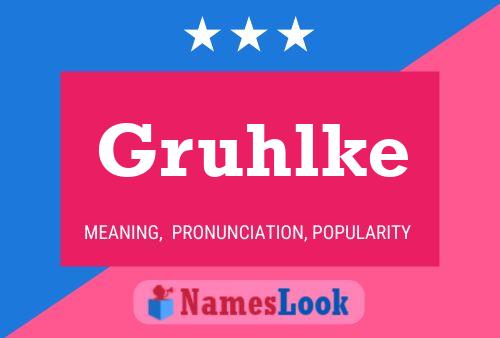 Gruhlke Namensposter