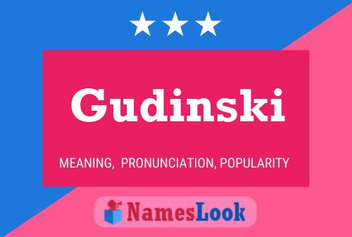 Gudinski Namensposter