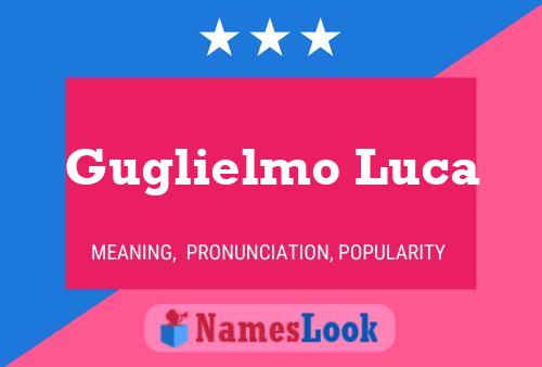 Guglielmo Luca Namensposter