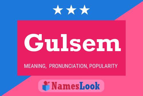 Gulsem Namensposter