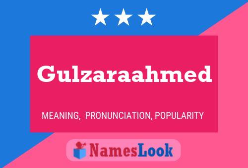 Gulzaraahmed Namensposter