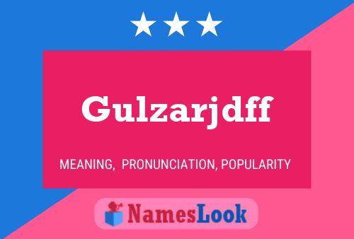 Gulzarjdff Namensposter