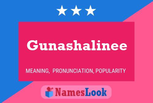 Gunashalinee Namensposter