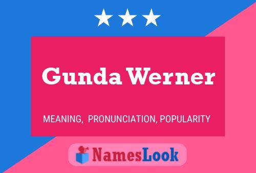 Gunda Werner Namensposter