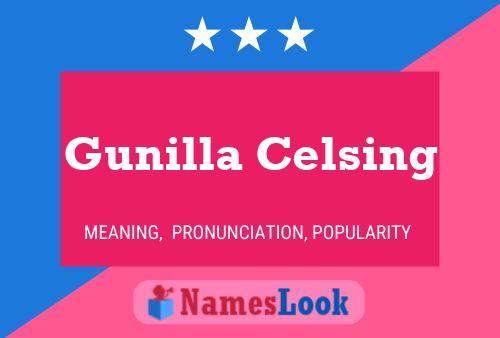 Gunilla Celsing Namensposter