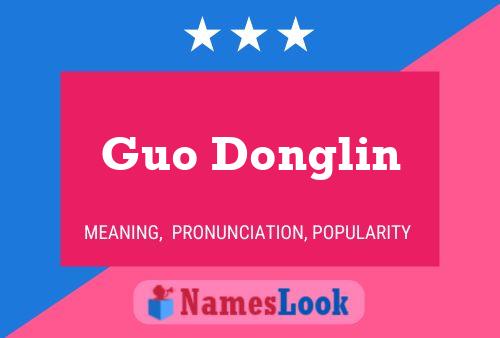 Guo Donglin Namensposter