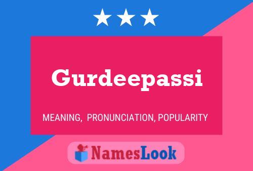 Gurdeepassi Namensposter