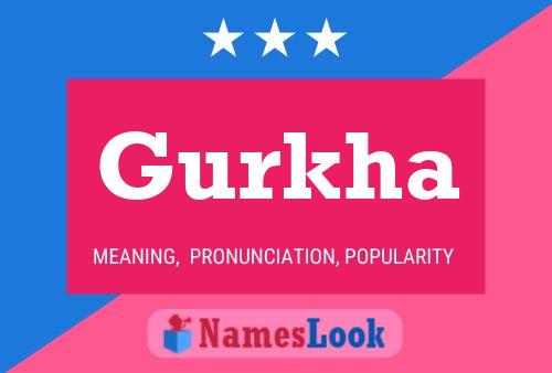 Gurkha Namensposter