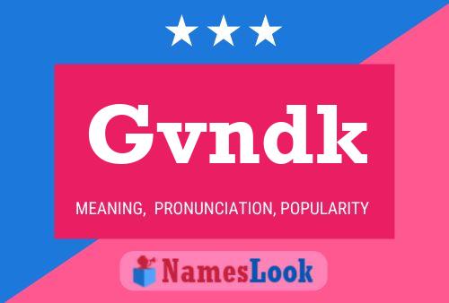 Gvndk Namensposter