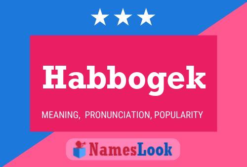 Habbogek Namensposter