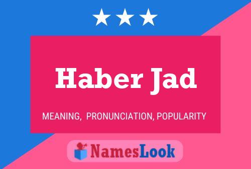 Haber Jad Namensposter