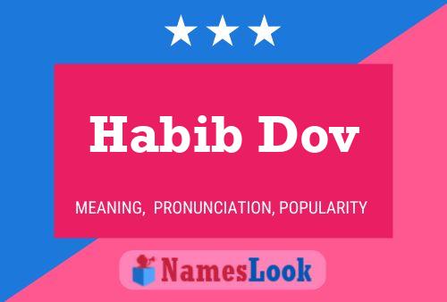 Habib Dov Namensposter