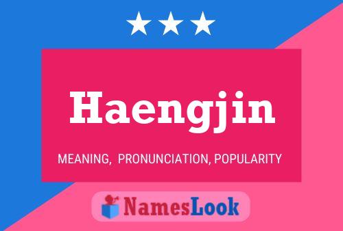 Haengjin Namensposter