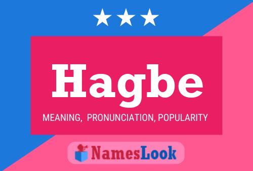 Hagbe Namensposter