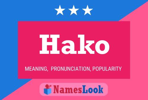 Hako Namensposter