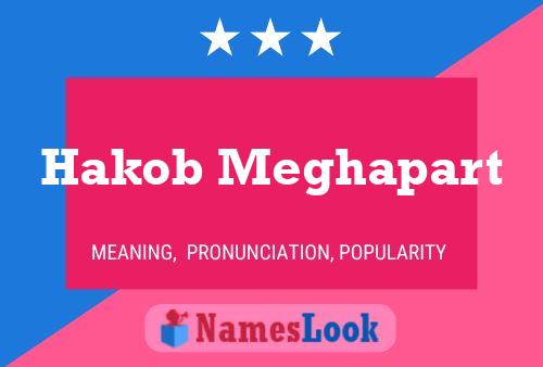 Hakob Meghapart Namensposter