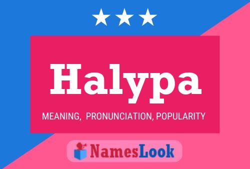 Halypa Namensposter